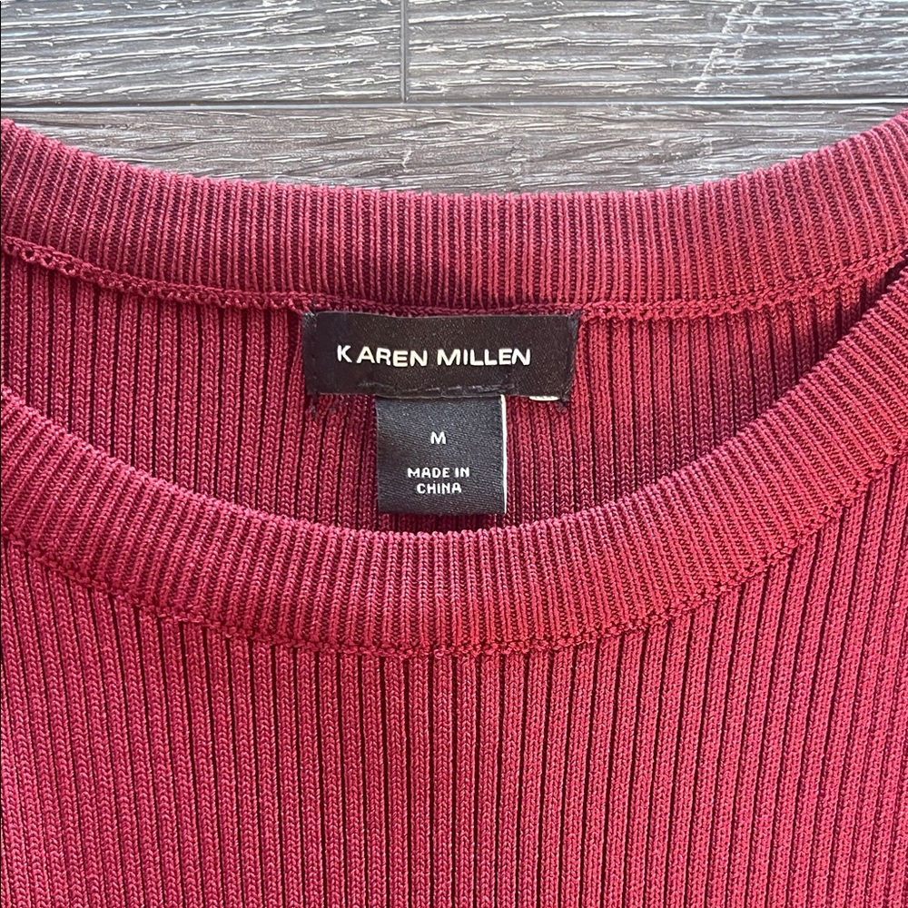 Karen Millen Dress in Deep Red - Picture 2 of 2